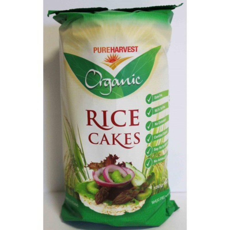 Organic Rice Cakes 150g by PURE HARVEST